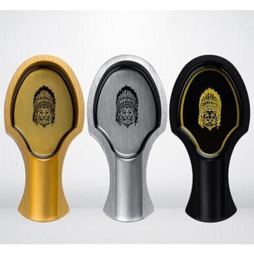 LUBINSKI Fine Ceramic Cigar Ashtray Travel Cigarette Ash Tray 1 Holder 1 Ash Slot Portable Tobacco Smoking Tool Fit COHIBA