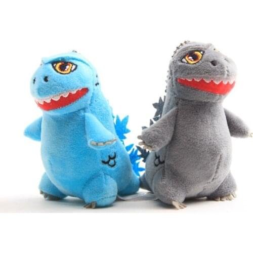 20/Lot Dinosaur Monster 10CM Plush Keychain Pendant Soft Cartoon Dolls Christmas Gift Stuffed Toys