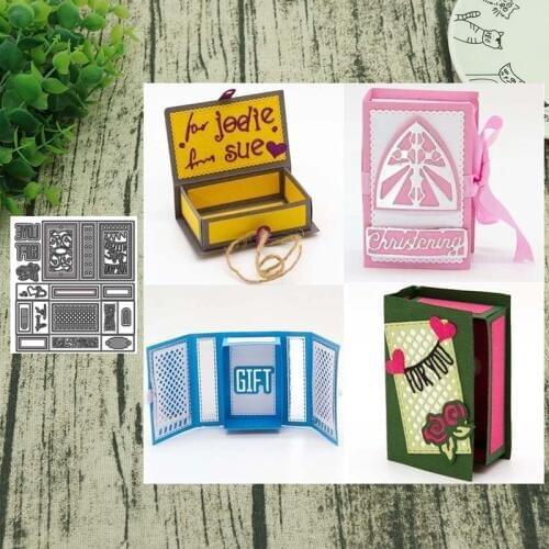 Gift box Metal cutting dies cut die mold decoration Scrapbook paper craft knife mould blade punch stencils