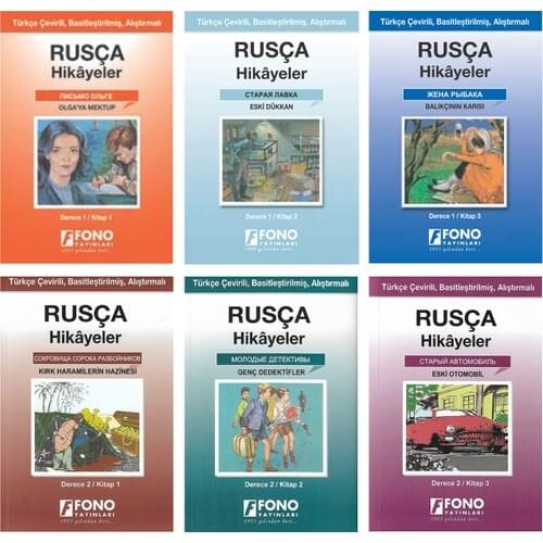 Russian-Turkish Stories (6 Book Set) (Degree 1-2)