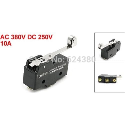 SPDT 1 NO 1 NC Roller Hinge Lever Arm Control Micro Limit Basic Switch LXW5-11G1