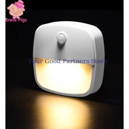 LED Under Cabinet Light PIR Motion Sensor Wardrobe Night Lamp For Closet Stairs