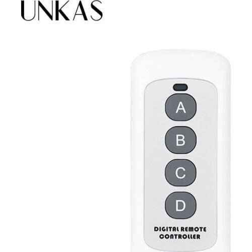 UNKAS Free Shipping Socket Remote Controller Hot sale in RU RF 433Mhz Remote Switches Controller Wall Light Switch Accessaries