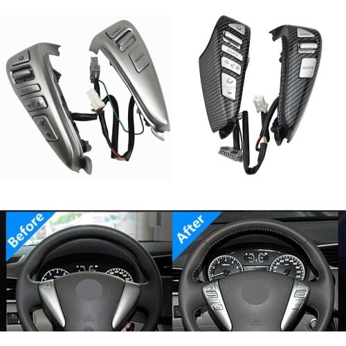 Steering Wheel Cruise Control Bluetooth Switches 25550-3DA6A For Nissan/TIIDA/SENTRA/Livina/SUNNY/ALMERA/ VERSA Car Styling