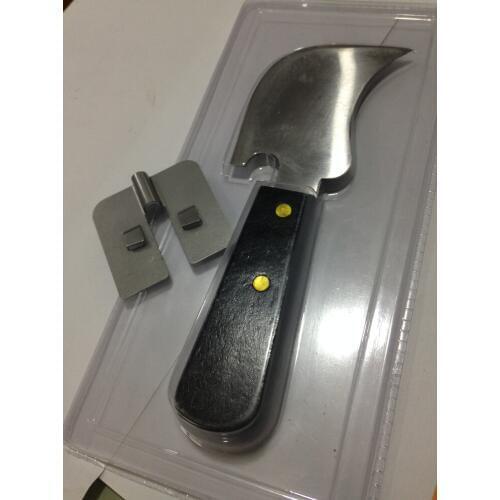 Quarter Moon Knife Groove Vinyl Floor Sciving leather cut trimming knife and weld seam guide Vinyl Weld Kit