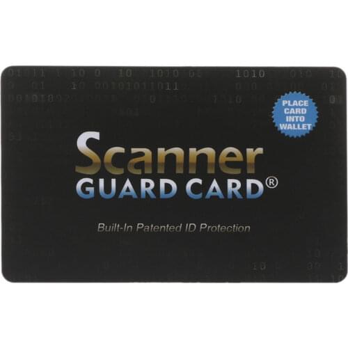 High Quality Portable Credit Card Protector RFID Blocking NFC Signals Shield Secure For Passport Case Purse