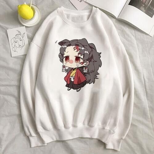 Harajuku Anime Demon Slayer Sweatshirts Womens Anime Hoodie Kawaii Sweatshirt Hoodies Kimetsu No Yaiba Sudaderas Mujer 2020