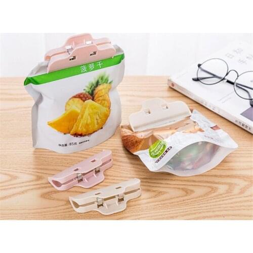 1PCS Plastic Sealing Clip Kitchen Food Storage Bag Sealer Home Clothespin Office Paper Files Clamp Snack Seal Pocket Holder