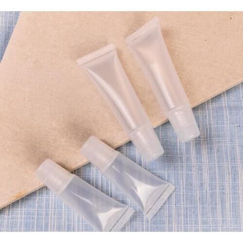 10ml 15ml 20ml Empty Lip Gloss Plumbing Hose Lip Balm Tube Squeeze Bottle Plastic Tube Lip Gloss Tube Cosmetic Container SN2985