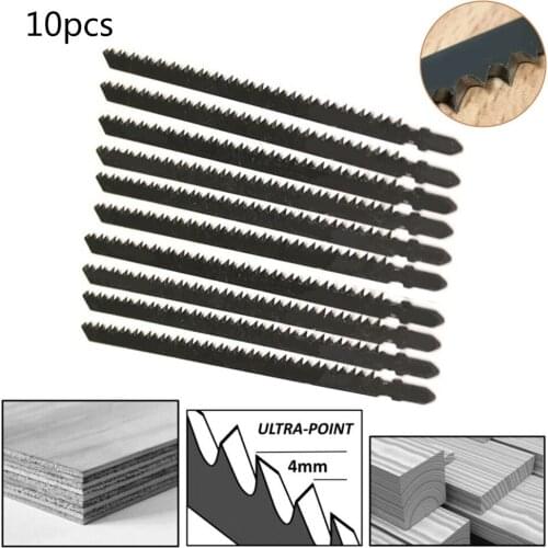 10Pcs T744D 180mm Ultra-long Jigsaw Saw Blades Fast Cutting Set For Wood Plastic 10*Saw Blades 2021 New Saw Blades High Quality