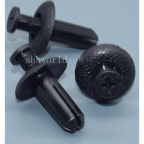 100PCS Push-Type Retainer For Acura for Eagle Talon for Geo Priam for Mitsubishi Eclipse for Galant forToyota 1993-On Car Clip