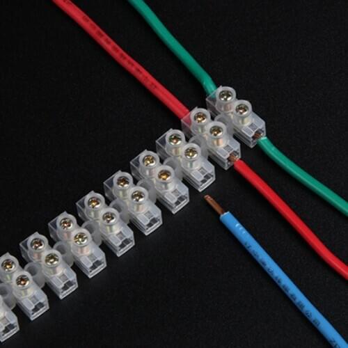 5A 10A 20A 30A 60A Dual Row 12 Positions Wire connector Screw terminal Barrier Strip Block Terminal Connector