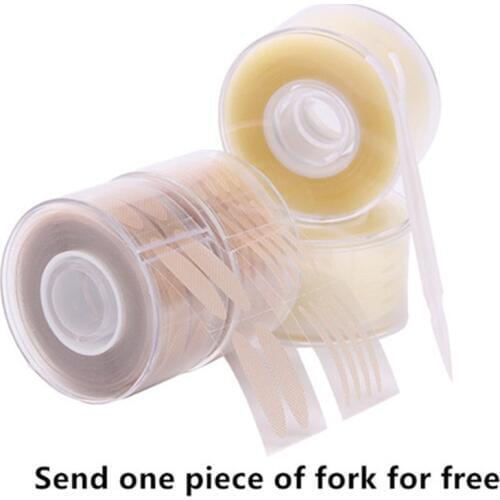 600pcs S/L Eyelid Tape Sticker Invisible Double Fold Eyelid Paste Clear Beige Stripe Self-adhesive Natural Eye Tape Makeup Tools