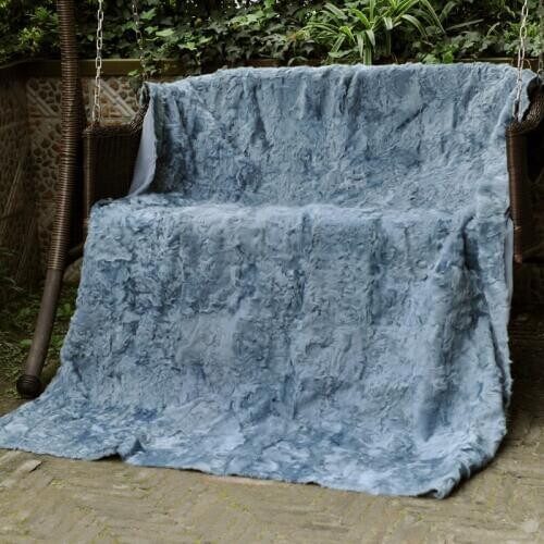CX-D-50B Real Sheep Fur Blanket For Bedding Room Wool Rug Bedrooms Throw Blankets For Living Room manta sofa suave