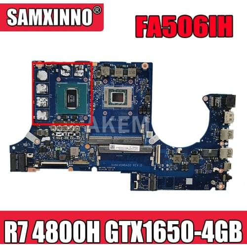 DA0BKXMB8D0 Laptop motherboard for ASUS FA506IH FA506II FA506I FA506 original mainboard Ryzen 7 4800H CPU GTX1650-4GB