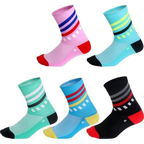 KoKossi Cycling Sports Socks Fitness Anti-slip Breathable Comfortable Non-pilling Quick-dry Harmless Outdoor Basketball Riding