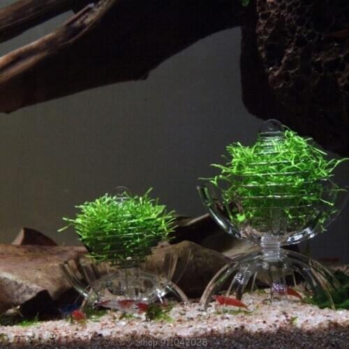 Fish Crystal Shrimp Hiding House Aquarium Multi-function Spinach Cage Moss Ball Dry Spinach Feeding Food Feeder D03 20 Dropship