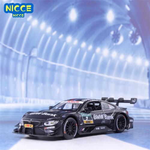 1:32 Scale/Diecast Metal Toy Model BMW-M8 M4 M6 GTE Le Mans/Sound & Light Racing Car/Pull back Educational Collection Boy gift