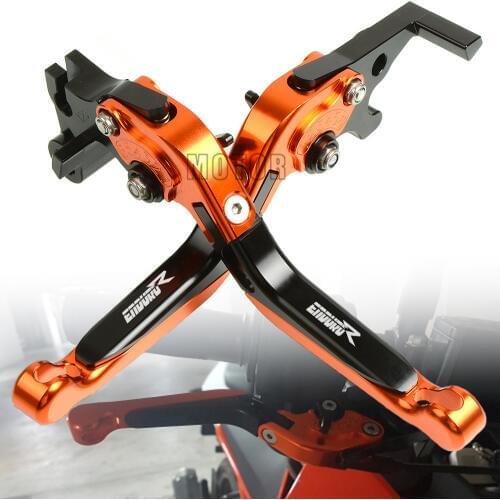 Motorbike Foldable Brake Clutch Levers For 690 Enduro R 2014 2015 2016 CNC Aluminum Motorcycle Adjustable Folding Extendable