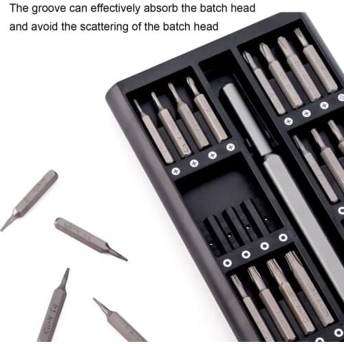 Hot DIY Dismountable Screw Driver Set Mini Tool Case Screwdriver Kit 24 Precision Magnetic Bits For Smart Home PC Phone Repair