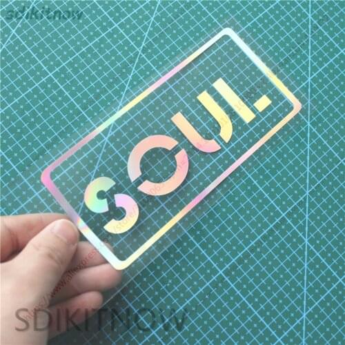 New Rainbow color changes Car Decal Sticker Styling Window Door Decoration For kia soul 2018 2010 2011 2017 2012 accessories