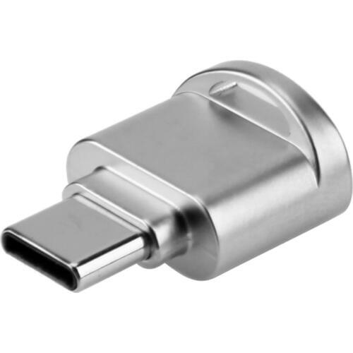 NEW Mini Metal Type-C Card Reader for Mobile Phone Portable Key Ring USB 3.1 Type C Micro SD TF Memory OTG Cardreader