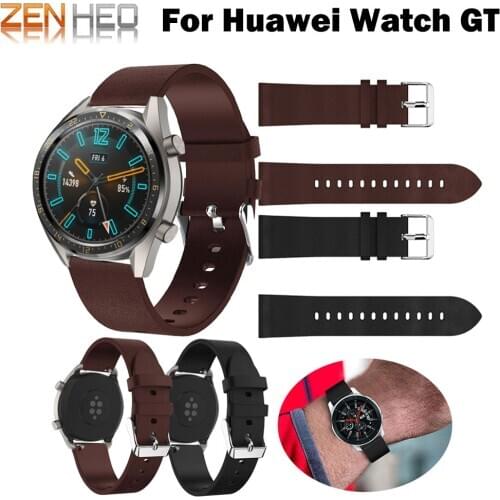 Replacement Bracelet Band Leather Watch Band Strap For Huawei Watch GT Smart Watch For Honor Magic/galaxy watch 46mm Watch strap