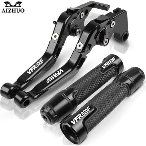 Brake Clutch Lever Aluminum Motorcycle Handle Grips For Honda VFR 800 F VFR800 VFR800F 2002-2017 2016 Motorbike Handle Bar