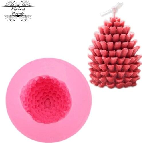 Pinecone shape 3D silicone mold cake mold silicone pine cone Chocolate Mold candle silicone mold Kitchen Baking tool