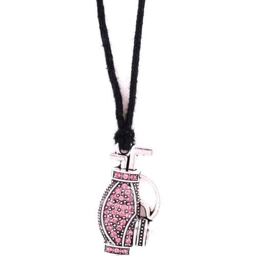 Rope Chain Golf Bag Shape With Beautiful Crystal Cute And Cool Add Your Taste And Grade Suitable For Birthday Gift Dropshipping