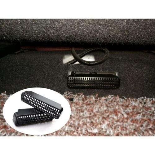 1 Pair for Toyota Corolla 2019 -2013 L LE Eco XLE SE XSE Car Interior Air Vent Outlet Covers Under Seat Air Duct Grilles Grill