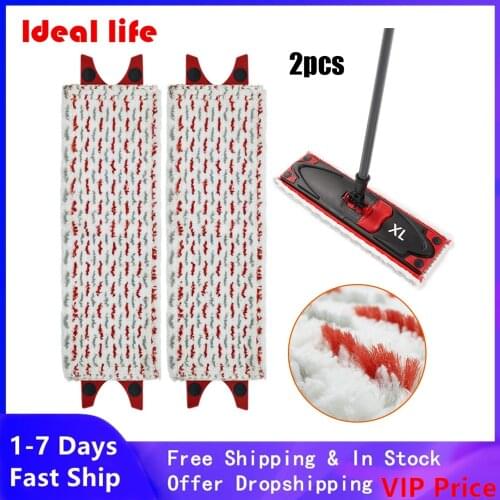 2x Mop Cover Mop Cloth Mopping Cloths For Vileda UltraMax 2in1 XL Mop Cover Suitable For UltraMax XL UItraMat XL Turbo Vacuum