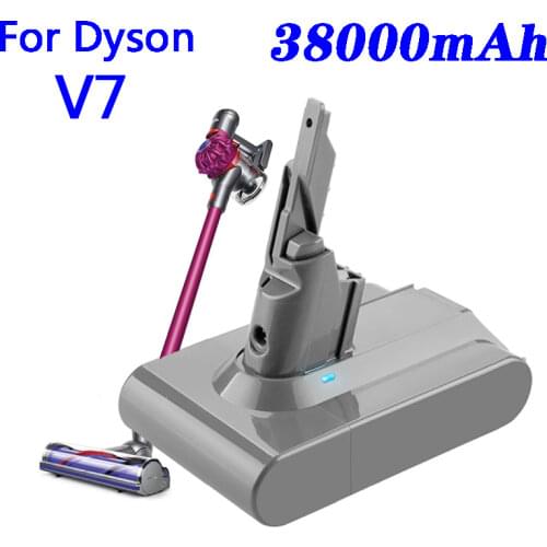 New Dyson V7 battery 21.6V 38000mAh Li-lon Rechargeable Battery For Dyson V7 Battery Animal Pro Vacuum Cleaner Replacement