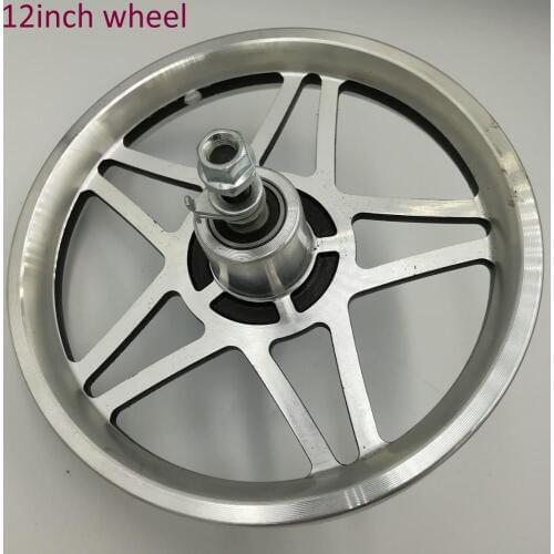 12 inch aluminium wheel for electric scooter folding bike MTB front/rear wheel hub tricycle conversion parts DISC/drum brake
