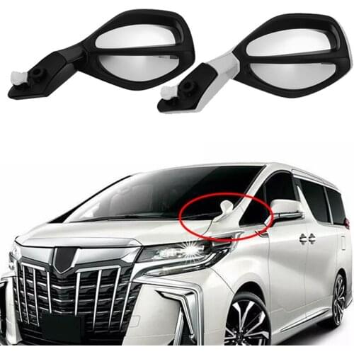 Car RHD Rearview Mirror Front Sand Board Mirror Modification Accessories for Toyota Alphard 30 Series 2015-2020