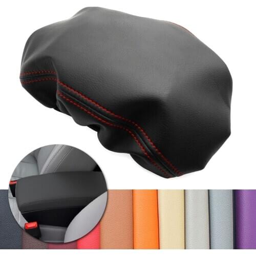 For VW Passat B6 2005 2006 2007 2008 2009 Car Styling Interior Center Console Armrest Panel Microfiber Leather Cover