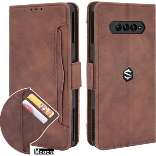 For Xiaomi BlackShark 4 Pro 5G 2021 Flip Case PU Leather Card Slot Removable On Black Shark 4 Case BlackShark4 4Pro Wallet Cover