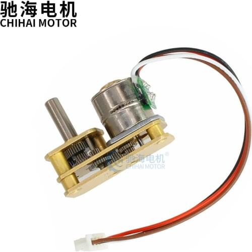 ChiHai Motor CHS-GM1024-10BY 2 phase 4 wire Stepper Gear Motor 39 Ohm DC 12.0V RATIO 500 200 50