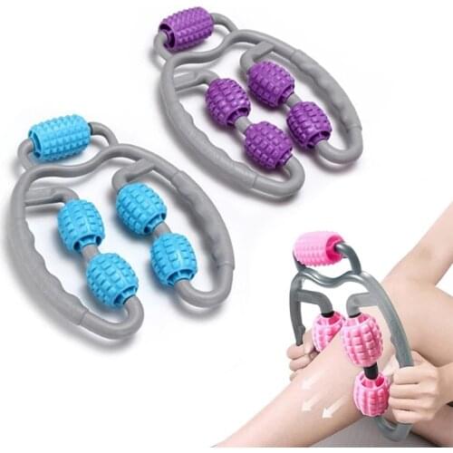 U Shape Trigger Point Massage Roller For Full body Arm Leg Neck Muscle Tissue Yoga Fitness Gym Pilates Sports Lean Leg Massage
