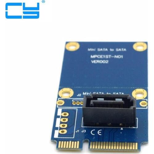 50mm Mini pci express pcie PCI-E mSATA SSD to SATA 7pin HDD Hard Disk Drive PCBA Adapter adaptor MSATA testing PCB Tools