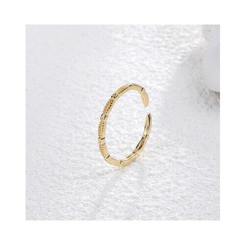 Fashion Jewelry Korean Hollow Ring Men and Women Ring Luxury Simple Design Ring