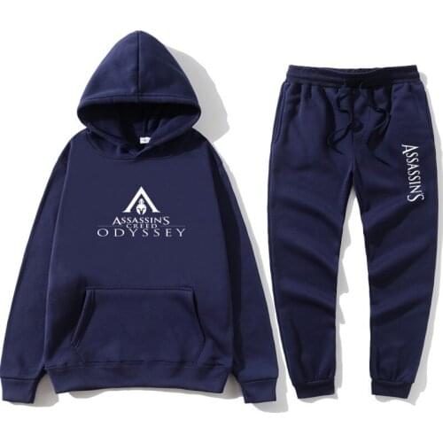 New Mens/womens Hoodie Set Spring And Autumn Fashion Hooded + Pants 2-piece Set Womens Sports Suit Mens Sports Suit