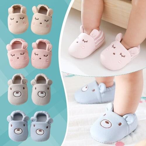 Newborn Baby Girls Boys Shoes First Walkers Cartoon Floor Socks Non-Slip Shoes Prewalker Toddler Baby Girl Shoe 6 12 18 24 Month