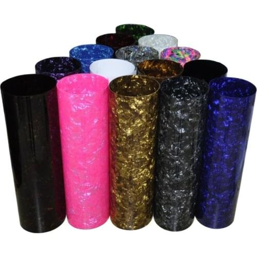 Medium 0.71mm Celluloid Sheet Film 300x700mm for Pickguard Custom Inlays Guitar Pick DIY Guitar Builder