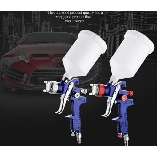 New 1pc 1.4/1.7mm Professional HVLP Air Spray Gun 600ml Atomization Paint Sprayer Spray repair Car Furniture Painting Spraying