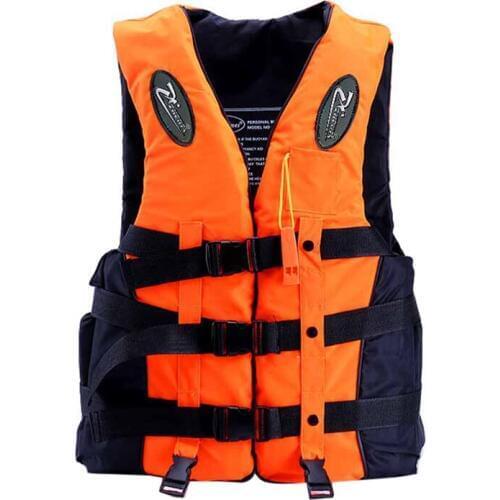 Professional Life Vest Children Adult Reflective Adjustable Waistcoat Jacket with Whistle for Drifting