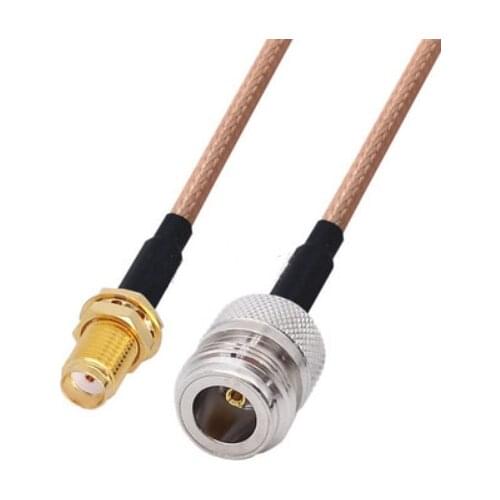 SMA Female to N Female Connector Pigtail Jumper RG316 Cable 50 ohm
