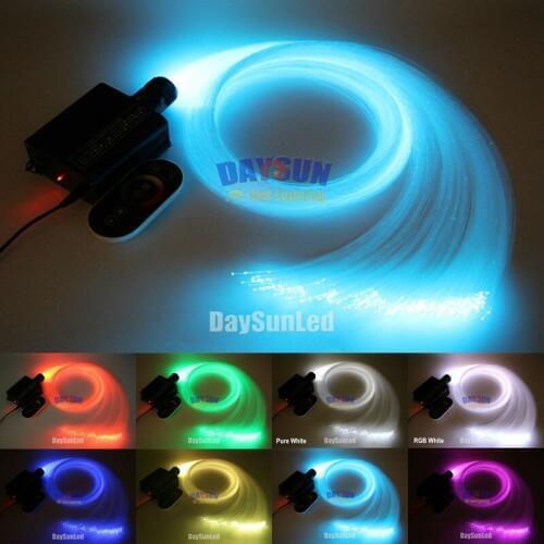 RF Remote Control Ceiling Led Light Fiber Optic Star Ceiling DIY Lighting Decoration for Home Hotel Spa KTV Rooms RGB Full Color
