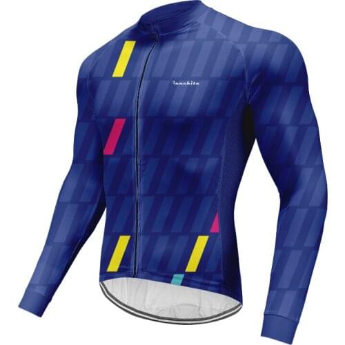 RUNCHITA Men Cycling Jersey Long Sleeve Jersey autumn Roap Ciclismo Cycling Clothes bike Bicycle Jersey Clothing