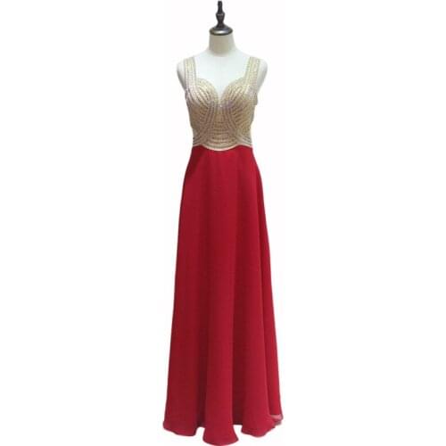 Sexy Evening Dresses 2020 A-line Sweetheart Beading Sleeveless Prom Dresses vestidos robe Real Photo LE40783